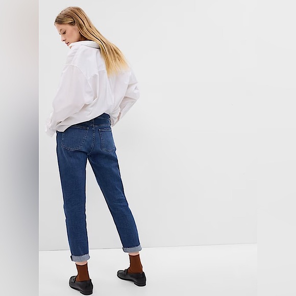 GAP Girlfriend Mid Rise Jeans Size 27/4 - Picture 3 of 11